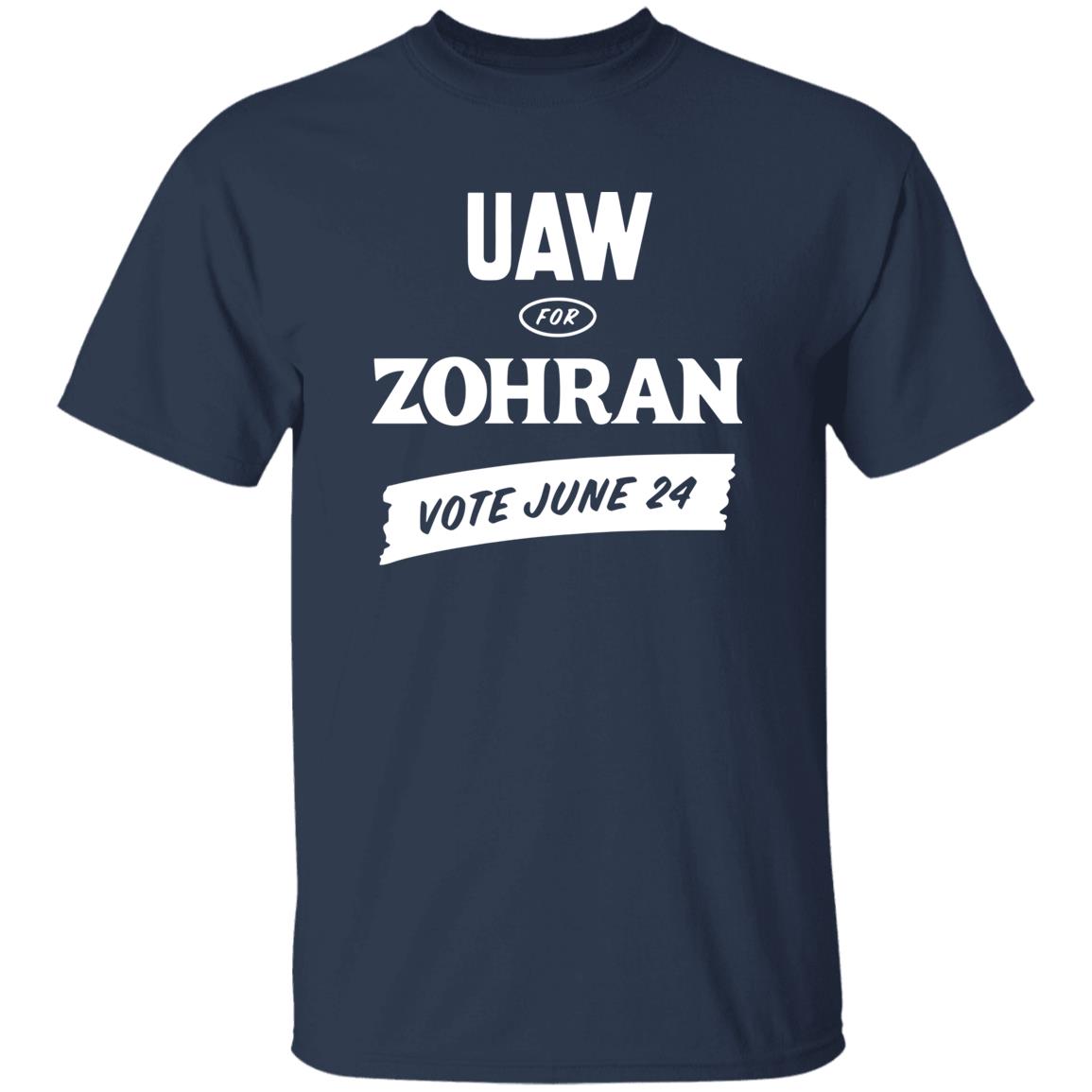 UAW For Zohran Mamdani Shirt